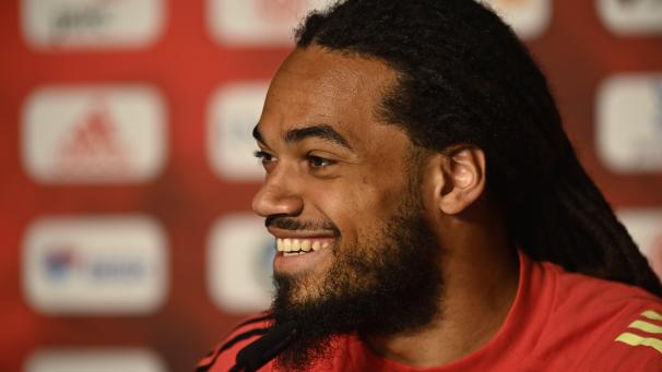 <p>Stand am Samstag in Tubize der Presse Rede und Antwort: Jason Denayer.</p>
