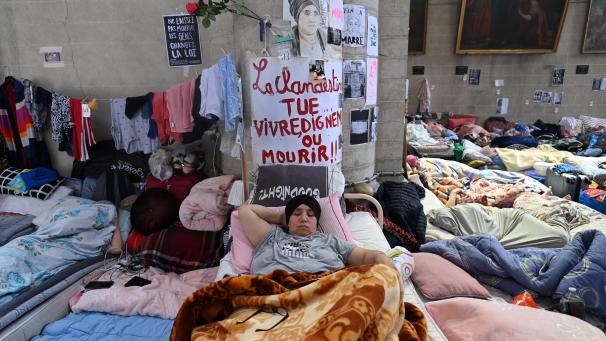 <p>Hungerstreik im Kirchenschiff: Die Beginenhofkirche in Brüssel ist mit den Jahren zum Symbol schlechthin für den Kampf der „Papierlosen“ geworden.</p>