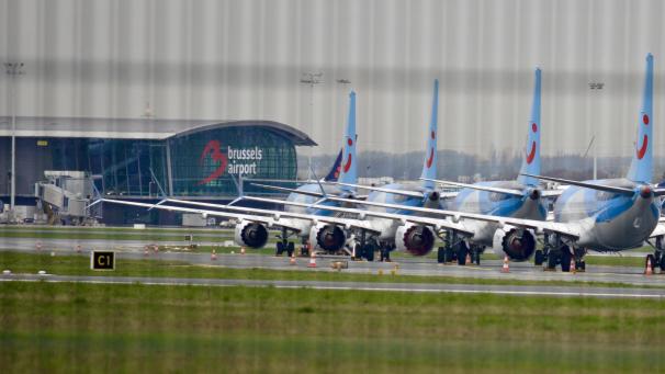 <p>Ein Blick auf den Landesflughafen in Zaventem</p>