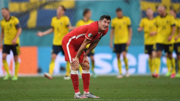 <p>Robert Lewandowski scheidet mit Polen aus.</p>