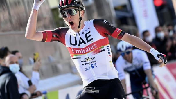 <p>„Ich fahre jedes Rennen, um es zu gewinnen“: Tadej Pogacar ist gleichermaßen bescheiden wie selbstbewusst.</p>