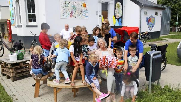 <p>Paulette Meyerus verlässt nach 37 Jahren die Gemeindeschule Eynatten.</p>