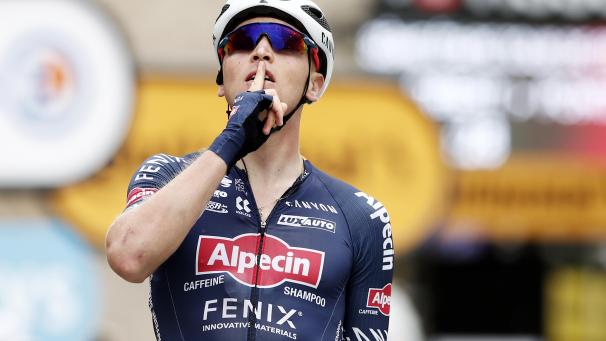 <p>Tim Merlier siegte in Pontivy.</p>