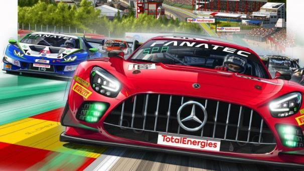 <p>Das Plakat der 24h Spa 2021</p>