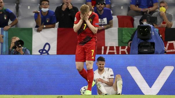 <p>War nach dem Spiel bedient: Kevin De Bryune.</p>