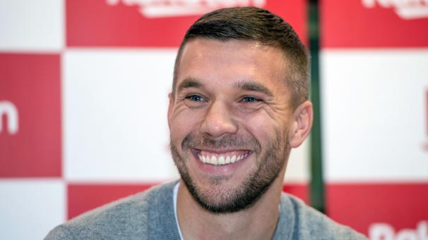 <p>Lukas Podolski wird nächste Saison in Polen spielen.</p>