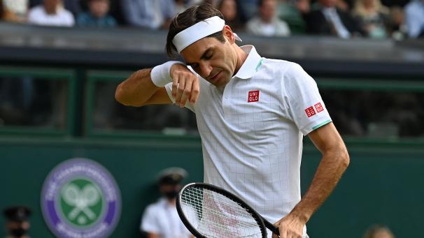 <p>Roger Federer verabschiedete sich am Mittwoch aus London.</p>