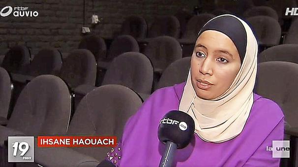<p>Screenshot der RTBF-Abendnachrichten: Ihsane Haouach</p>