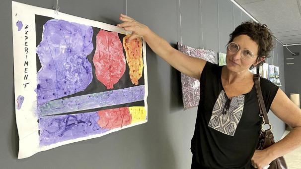 <p>Die Künstlerin Tanja Mosblech hat die Teilnehmer ihrer Malklassen, jetzige und frühere, für das Projekt begeistert.</p>