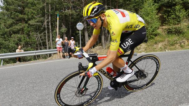 <p>Fährt bei der 108. Tour de France weiter vorne weg: Tadej Pogacar</p>