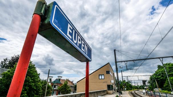 <p>Ein Blick auf den Eupener Bahnhof</p>