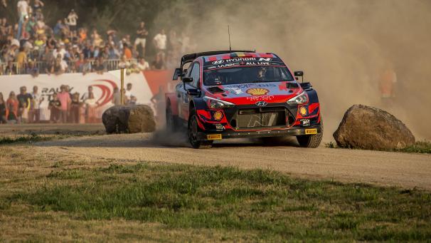 <p>Thierry Neuville bei der Rallye Estland</p>