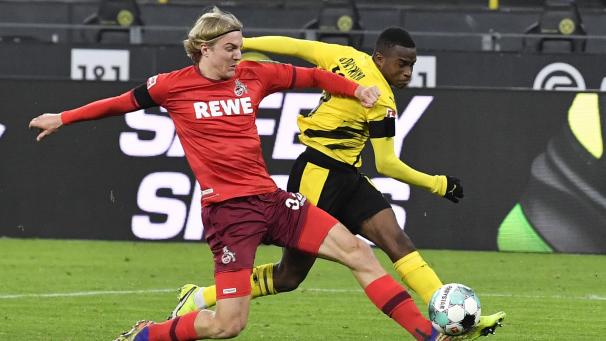 <p>Sebastiaan Bornauw (links) verlässt Köln aller Voraussicht nach Richtung Wolfsburg.</p>