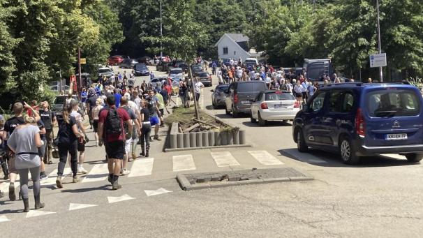 <p>Räumung der Eupener Unterstadt</p>