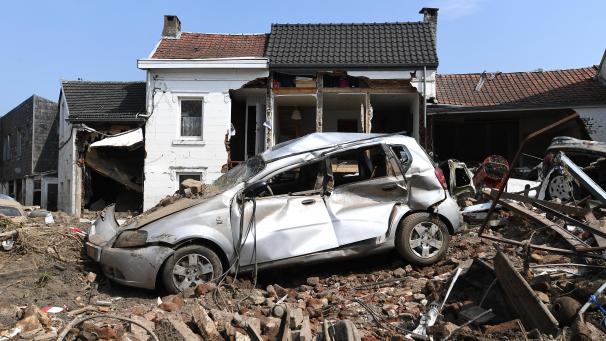 <p>Eine Aufnahme von Montag in Pepinster.</p>