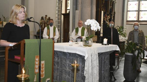 <p>Bürgermeisterin Claudia Niessen: „Was wir erlebt haben, lässt sich kaum in Worte fassen.“</p>