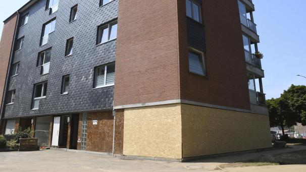 <p>Die Räumlichkeiten des Kompetenzzentrums des Zentrums für Förderpädagogik am Eupener Selterschlag wurden stark beschädtigt.</p>