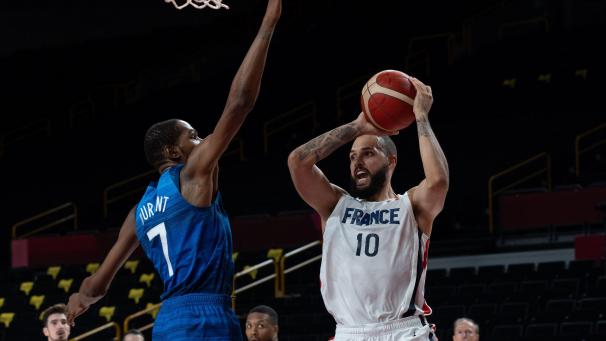 <p>Szene aus dem Spiel zwischen Frankreich und den USA.</p>