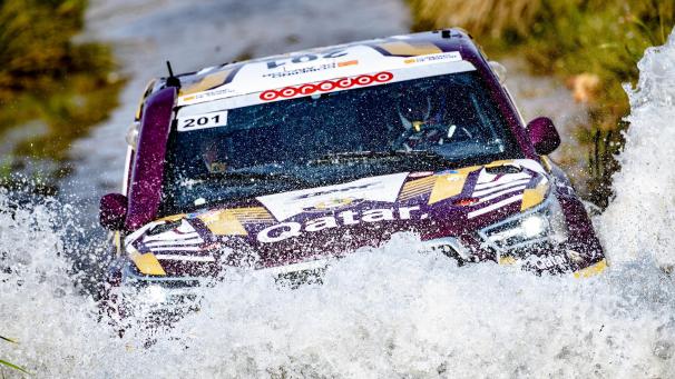 <p>Wieder Sieg für Nasser Al-Attiyah (Katar) im Toyota Hilux des belgischen Teams Overdrive Racing.</p>
