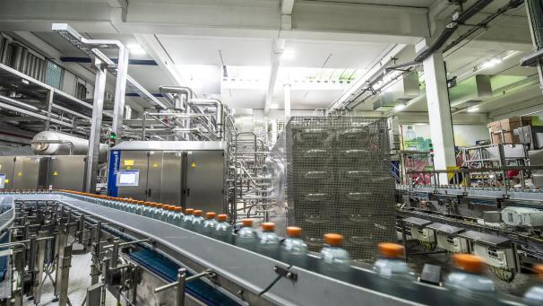 <p>Archivbild der Wasserfabrik in Chaudfontaine</p>