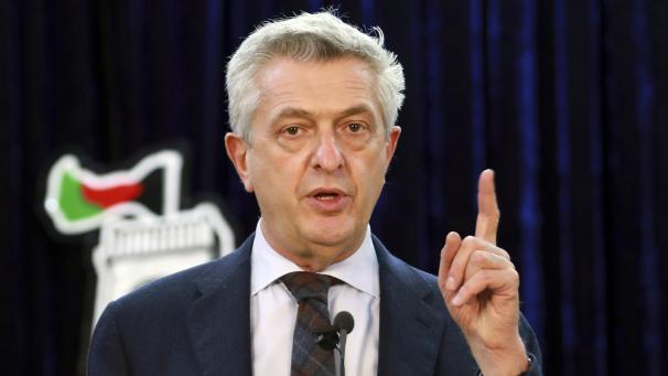 <p>Filippo Grandi, Hoher Kommissar der Vereinten Nationen für Flüchtlinge, spricht auf einer Pressekonferenz. Sie gilt als Errungenschaft der Menschheit und ist der Grundpfeiler des internationalen Flüchtlingsrechts: Die Genfer Flüchtlingskonvention. „Die Konvention ist heute so relevant wie 1951“, sagt Grandi der Deutschen Presse-Agentur (dpa).</p>