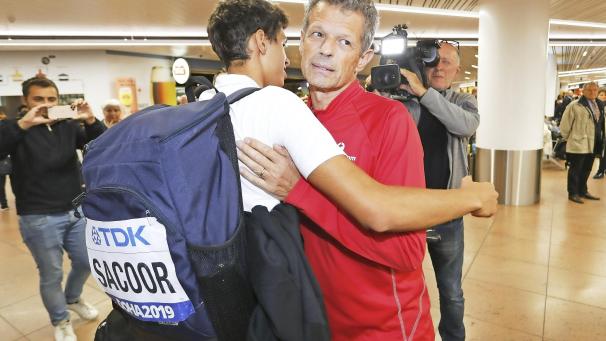 <p>Jacques Borlée (rechts), hier mit Jonathan Borlée, ist ein streitbarer Zeitgenosse.</p>