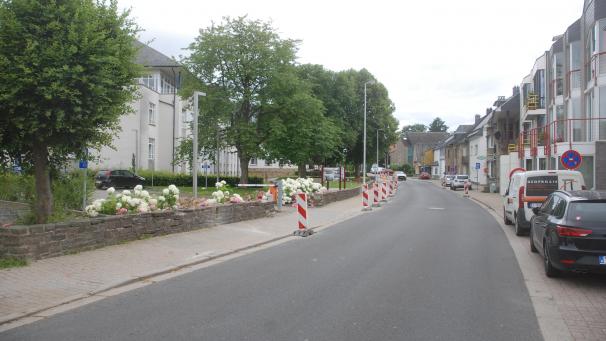 <p>Durch die Arbeiten in der Klosterstraße wird u. a. der Zugang zur Klinik St. Josef erschwert.</p>