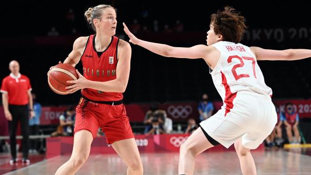 <p>Dank Kim Mestdagh (links) hielt Belgien im zweiten Viertel den Anschluss und ging schlussendlich sogar in Führung.</p>