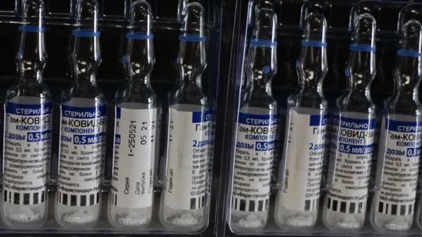 <p>Phiolen des russischen Impfstoffs Sputnik V</p>