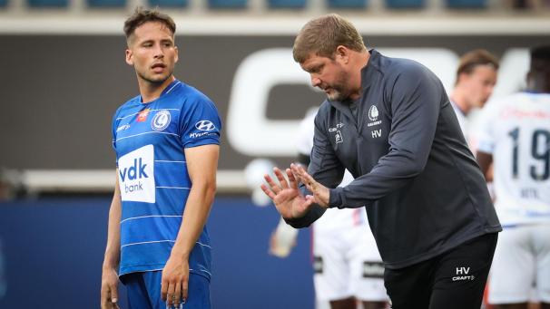 <p>Andrew Hjulsager (links) und Hein Vanhaezebrouck blicken auf das Quali-Spiel gegen FS Riga: „Hoffentlich zeigen wir diesmal nur die guten Phasen.“</p>
