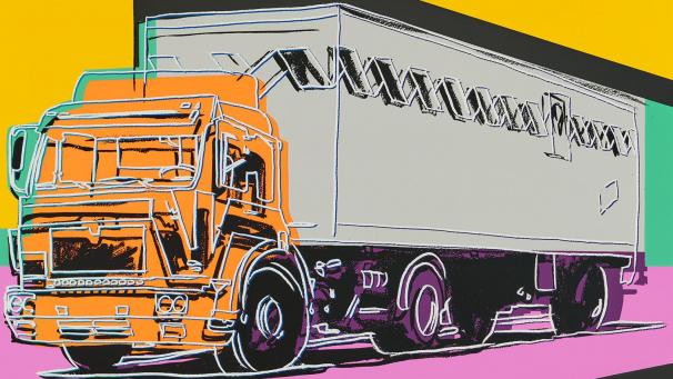 <p>Die Druckgrafiken der „Truck Series“ von Andy Warhol sollen nach Angaben des Auktionshauses Christie's im September gezeigt und online versteigert werden.</p>