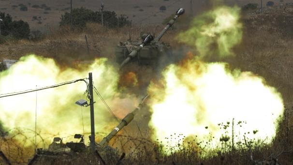 <p>Die israelische Armee reagiert mit Vergeltungsschlägen auf die Angriffe der Hisbollah.</p>