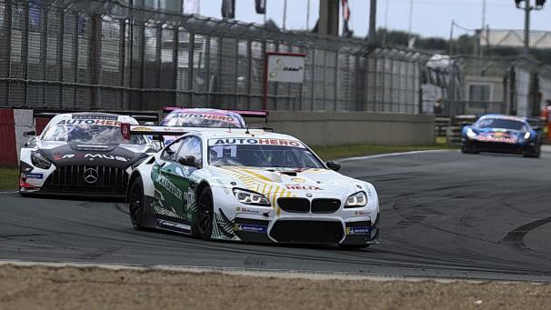 <p>Die Spitze des Feldes beim Sonntagrennen der DTM in Zolder.</p>