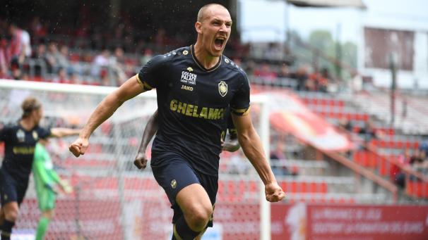 <p>Schenkte Standard Lüttich satte fünf Tore ein: Michael Frey.</p>