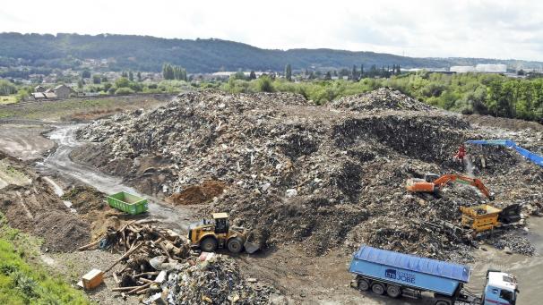 <p>Die gigantische Müllhalde von Wérihet in Wandre.</p>