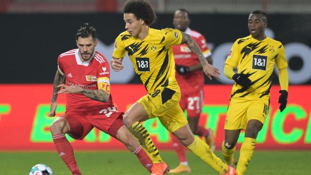 <p>Axel Witsel ist wieder fit: Der Mittelfeldmotor greift mit Thorgan Hazard und Thomas Meunier bei Dortmund ins Geschehen ein.</p>