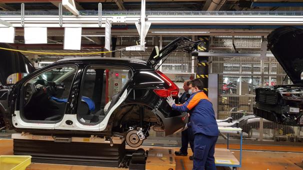 <p>Produktion im Volvo-Werk Gent.</p>