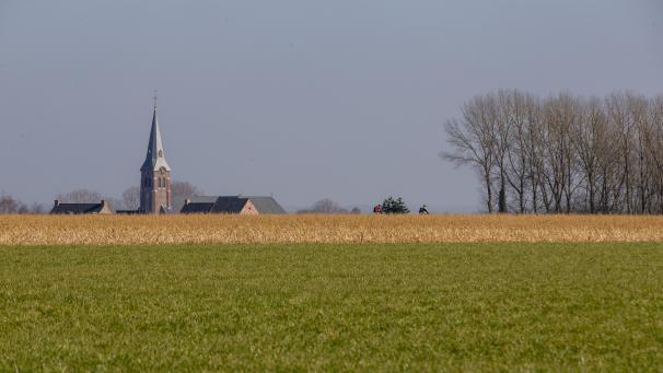 <p>Ein Blick auf die Landschaft rund um die ostflämische Gemeinde Kruishoutem</p>