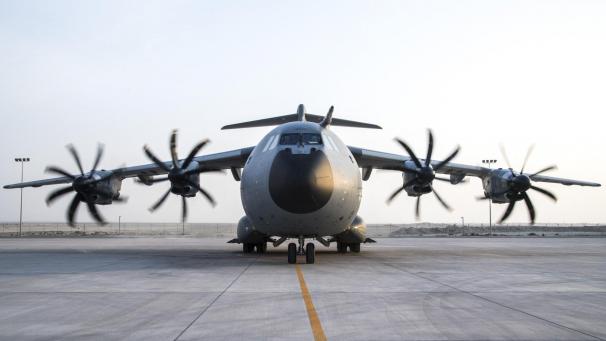 <p>Ein Flieger vom Typ C-130 ist am Freitagmittag nach Kabul aufgebrochen.</p>