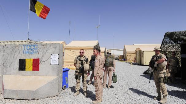 <p>Belgische Soldaten im Einsatz in Kabul (2008).</p>