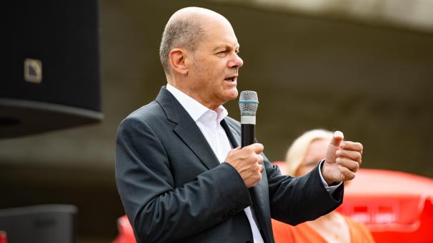 <p>Soll es für SPD richten: Olaf Scholz.</p>