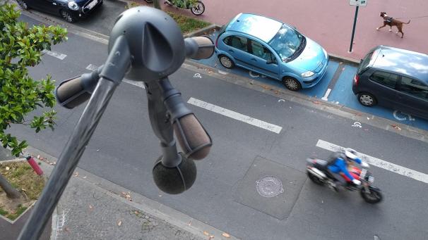 <p>Der neue Lärmradar „Méduse“ (dt. Qualle) von Bruitparif</p>