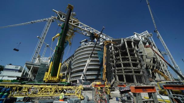 <p>Das Stadion Santiago Bernabeu war in den letzten Monaten eine reine Baustelle.</p>