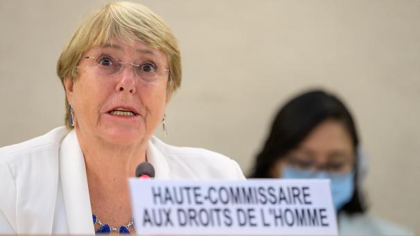 <p>Michelle Bachelet ist seit dem 1. September 2018 Hohe Kommissarin für Menschenrechte der Vereinten Nationen.</p>