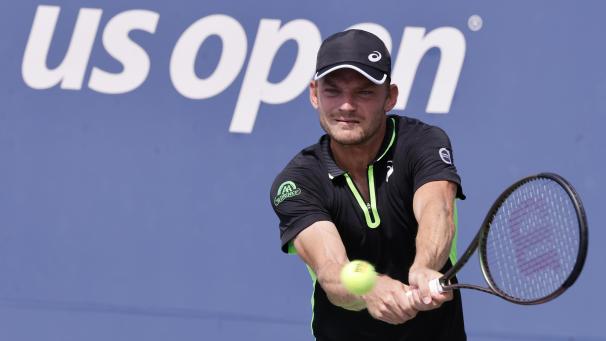 <p>David Goffin schied in drei Sätzen aus.</p>