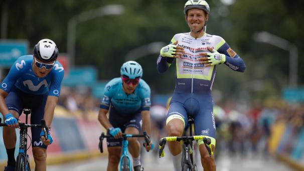 <p>Tagessieger Taco van der Hoorn (rechts)</p>