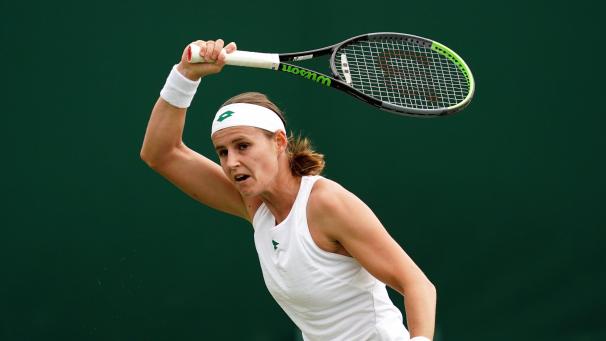 <p>Greet Minnen steht in der dritten Runde.</p>