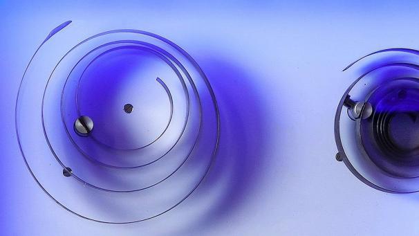 <p>„Spirale“ ist eines der Werke, die Norbert Huppertz in Krewinkel ausstellt.</p>