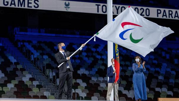<p>IPC-Präsident Andrew Parsons erklärte die Paralympics von Tokio für beendet.</p>