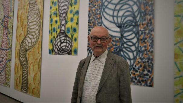 <p>Die Spirale ist das Erkennungszeichen in den Arbeiten von Francis Feidler.</p>